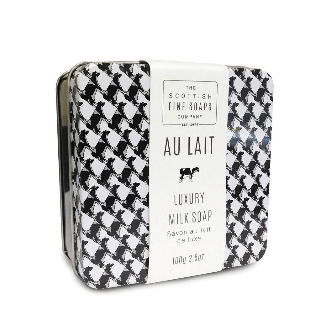 Au Lait Soap in a Tin 100g - Afbeelding 2